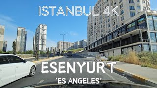 Istanbul 4K Drive in Esenyurt – Esencılıs Es Angeles City Sightseeing Driving Tour Video [upl. by Consolata589]