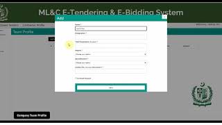 ETendering amp EBidding System  Contractor Login amp Registration in office [upl. by Ossy154]