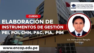 CURSO ELABORACIÓN DE INSTRUMENTOS DE GESTIÓN PEI POI CMN PAC PIA PIM 2024 [upl. by Siddon]