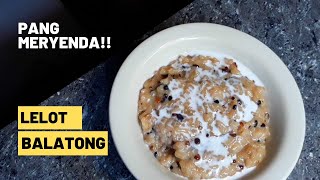 Lelot Balatong Recipe  Simple Meryenda  Budget Friendly Recipe Philippines [upl. by Connelly]