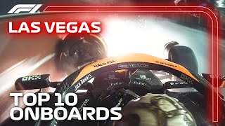 Landos Dramatic Crash And The Top 10 Onboards  2023 Las Vegas Grand Prix  Qatar Airways [upl. by Ludovick]