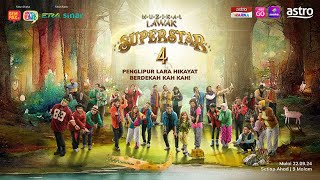 MUZIKAL LAWAK SUPERSTAR 4 Barisan Peserta Juri dan Hos akan Datang 22 September 2024 [upl. by Arotahs]