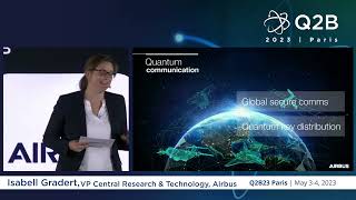 Q2B23 Paris  Quantum Technologies for Aerospace Preparing for the Quantum Era  Isabell Gradert [upl. by Alokin220]