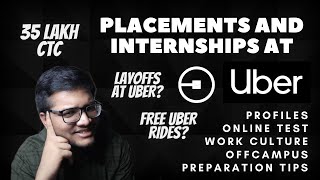 Uber Company Review 🔥  Placement and Internship at Uber  Questions  35 Lakh CTC  16 L Stipend 🔥 [upl. by Decca]