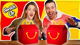 HAPPY MEAL SWITCH UP CHALLENGE Met Lise [upl. by Ariaek]