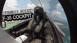 Exclusive F35 Cockpit Camera  GoPro F35 Lightening II  Cockpit View [upl. by Aiderfla]