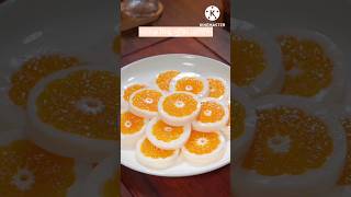 Orange Milk Pudding Recipe  viralvideo food recipe reels reelsvideo shorts viralshort [upl. by Nica]