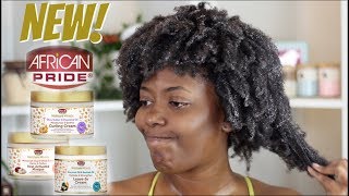 NEW AFRICAN PRIDE MOISTURE MIRACLE REVIEW  Affordable Natural Hair Products That WORK [upl. by Lilithe]