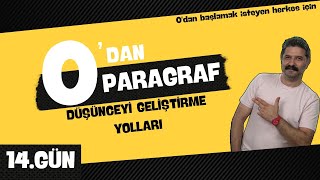 Düşünceyi Geliştirme Yolları  14GÜN  0DAN PARAGRAF  RÜŞTÜ HOCA [upl. by Marcellina]