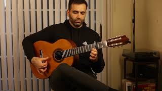 Solea By Sabicas Bronce Gitano pleayd by Amir Mafakher new Rosewood Guitar sound [upl. by Masha]