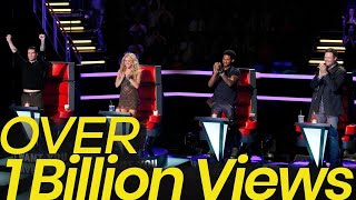 MOST WATCHED THE VOICE PERFORMANCE OF ALL TIME  TOP 10 AUDITIONS [upl. by Verge]