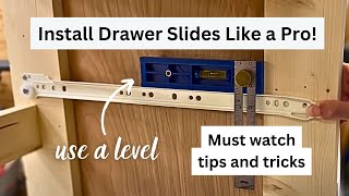 Install Drawers Like a Pro Easiest Method [upl. by Manheim]