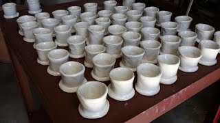 Ep 16 GREEK PARTY Making Ceramic Shot Glasses  Hobby Potter Weekly [upl. by Cameron]