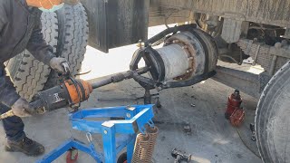 Maintenance and Care for Specialized Mobile Crane AxlesMotorhead ClassicCars excavator [upl. by Amhsirak]