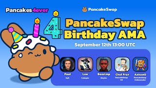 PancakeSwap 4th Birthday  Special AMA [upl. by Nivrac]