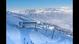 Bartholet Seilbahnen  6er Sesselbahn Pizol Schwammlift [upl. by Hannahs]