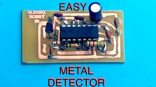 METAL DETECTOR 4011 DIY [upl. by Susejedesoj]