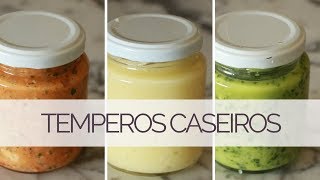 COMO FAZER TEMPERO CASEIRO SAUDÁVEL 3 receitas práticas  MARINA MORAIS [upl. by Emelin408]