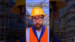 Work Smarter not harde👷💯💡 workers job work construction smart viralvideo shorts [upl. by Huppert]