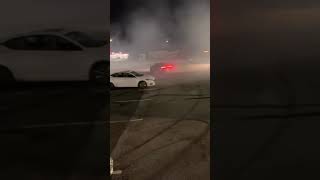 Scat pack 392 burnout tandem with srt8 charger mopars gone wild reels burnout slide subscribe [upl. by Kaleb]