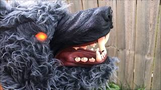 Howling Werewolf NewRaySun Electronics  Animated Halloween Decoration [upl. by Sremlahc775]