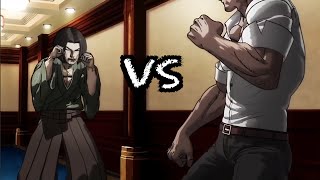 Kaneda Suekichi vs Ryo Himuro DUBBED Kengan Ashura HD Jeet Kun Do vs Jiu Jitsu 😱💯🔥🍿💪👌 [upl. by Natale168]