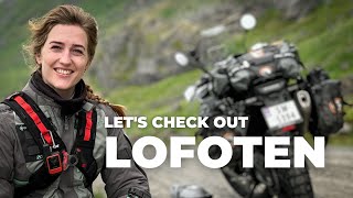 LOFOTEN on a motorcycle solo motorbike camping trip through NORWAY S5E14 [upl. by Nohsyt158]