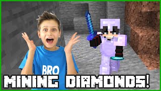 Going Mining for Diamonds in Minecraft Hardcore [upl. by Cheney]