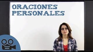 Las oraciones personales [upl. by Calan]