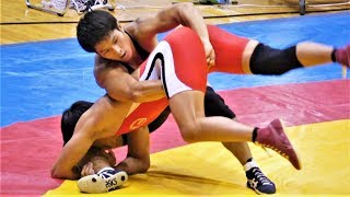 Freestyle Wrestling Japan レスリング– Kindai vs Tezukayama [upl. by Bernhard936]