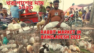 Rabbit market in Bangladesh  Rabbit price in bd  খরগোশের হাট ২০২৩  খরগোশের দাম [upl. by Ahsiened935]