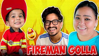 Harsh Laya Golle Ke Liye Fireman Ki Dress 🧑‍🚒🤭  Bharti Singh  Haarsh Limbachiyaa  Golla [upl. by Ros554]