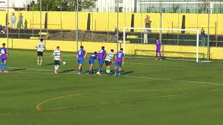 Leça FC X Maia Lidador Camp Dest 1ª Div Sub 19 [upl. by Isdnil]