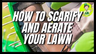 How to scarify and aerate your own lawn explained [upl. by Oirretna]