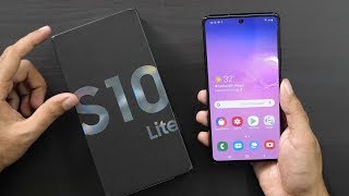 Samsung S10 Lite with Snapdragon 855 Unboxing amp Overview Indian Unit [upl. by Batruk602]