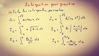 Intégration par partiesPartie 7 2Bac SM biof202324 [upl. by Nniuq]