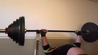 geometry dash player bench presses 545 pounds for reps [upl. by Yelrebmyk408]