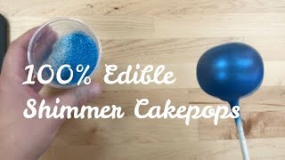 Edible Shimmer CakePops [upl. by Eryt]