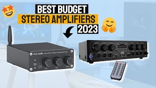 5 Best Budget Stereo Amplifiers In 2023  Best Amplifier For Sound System [upl. by Arny]