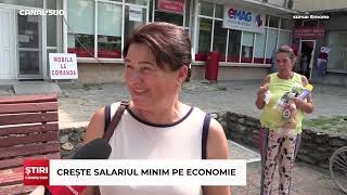 CANAL SUD  CRESTE SALARIUL MINIM PE ECONOMIE [upl. by Jens]