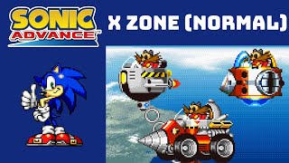 Sonic Advance  X Zone Sonic in 04405 Normal [upl. by Hescock]