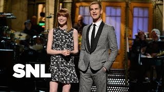 Monologue Andrew Garfield Gets Advice from Emma Stone and Aidy Bryant  SNL [upl. by Kirbee289]