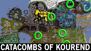 How to Get To Catacombs Of Kourend OSRS  Unlocking HolesEntrancesVines [upl. by Ayanal]