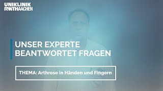 Hand und Fingergelenksarthrose Prof Beier beantwortet die wichtigsten Fragen [upl. by Nnaytsirk]