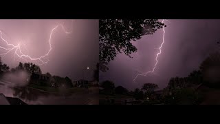 Outstanding Lightning in SloMo on 5224 1st POV [upl. by Nerahs]