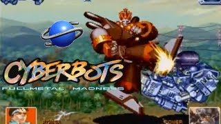 Cyberbots Full Metal Madness playthrough SEGA Saturn 1CC [upl. by Bronson453]