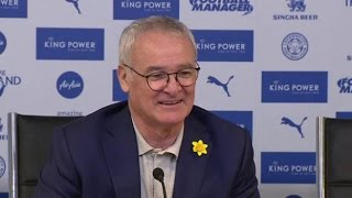 CRAZY Claudio Ranieri Press Conference  Dilly Ding Dilly Dong  Targeting Premier League Title [upl. by Gibun]