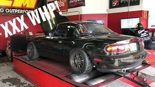 Ls Swapped Miata Dyno How Much Will It Make [upl. by Reames859]