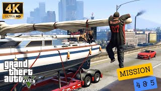 GTA 5  GTA V  Gameplay  Mission 4 amp 5  PS5 4K UHD [upl. by Fred]