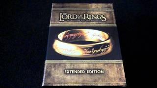 The Lord of the Rings Extended Edition Trilogy BluRay Review and Unboxing [upl. by Atoiyanap]